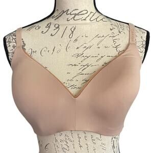 Calvin Klein Tan Wireless Soft Form Wireless Bra Size Large